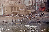 Varanasi - Harishchandra Ghat cremation ground